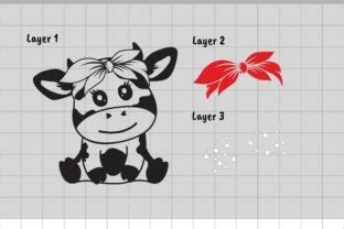 Cute Cow With Bandana Svg Baby Cow Svg Graphic By Dakhashop Creative