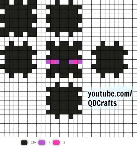 a cross stitch pattern with black cats and pink eyes on the bottom half of it