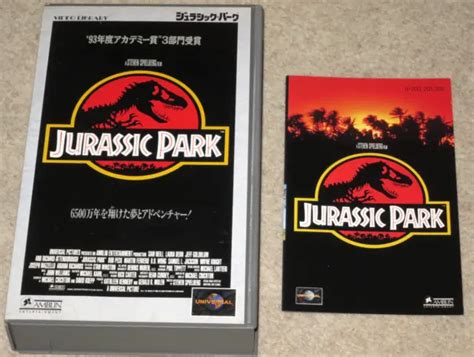 Steven Spielberg Jurassic Park Richard Attenborough Japan Vhs Japanese
