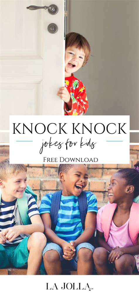125 Funny Knock Knock Jokes For Kids Free Download Tastethecountyca