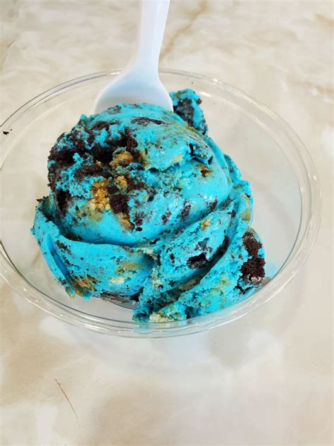 Cookie Monster Ice Cream Kellys Cone Connection Eat This Ct