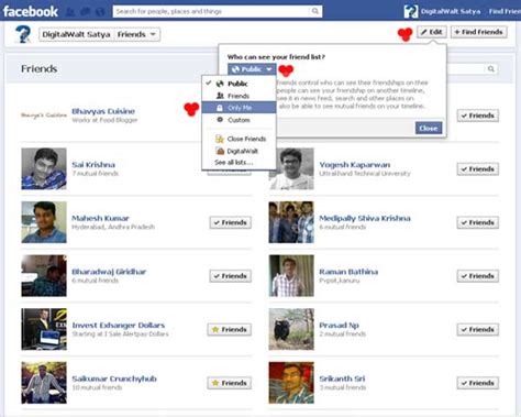 How To Hide Friends List On Facebook From Prying Eyes