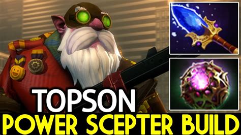 Topson Sniper Power Scepter Build Destroy Pro Rubick Mid Dota 2 Youtube