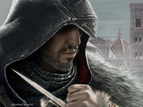 Ezio Auditore Assassins Creed By Ginebracamelot On Deviantart