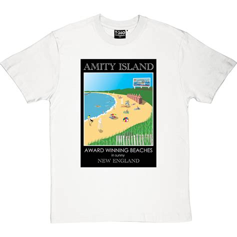 Amity Island T Shirt Redmolotov
