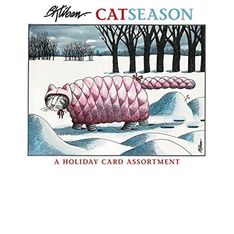 Christmas Cats Boxed Holiday Cards Pomegranate B Kliban Cat Season