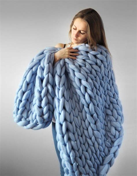 Full Tutorial How To Knit The Warmest And Bulkiest Blanket Ever