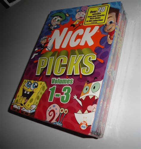 We did not find results for: Nickelodeon Nick Picks Collection Volumes 1-3 (3 DVD Box ...