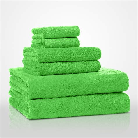 Towels 16 X 29 100 Turkish Cotton Lime Green Terry Hand Towel