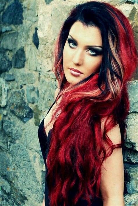 Redblack Pretty Hair Color Cool Hairstyles Pretty Hairstyles