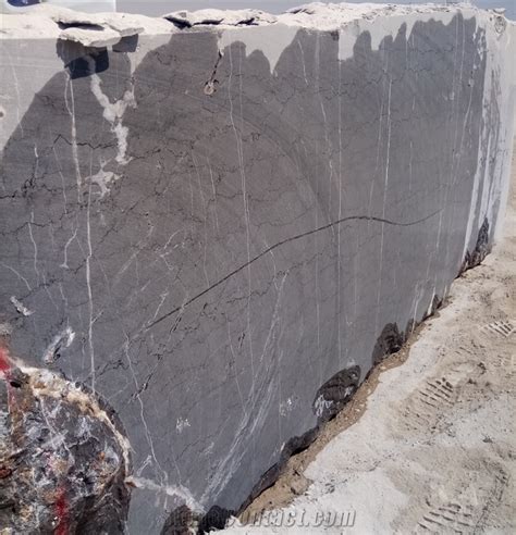 Pietra Grey Marble Block Iran Gray Marble From China