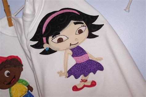 Little Einsteins June Girl Custom Boutique T Shirt Applique Holiday