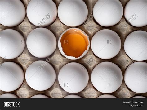 White Raw Chicken Eggs Image And Photo Free Trial Bigstock