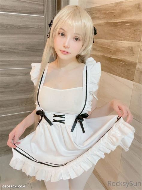 Rocksy Light Maid Dress Naked Cosplay Asian Photos Onlyfans Patreon Fansly Cosplay