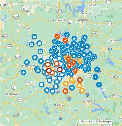 Early Voting Locations Map Please Vote Denton