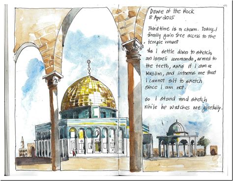 The Jerusalem Sketchbook Sunil Shinde Sketches