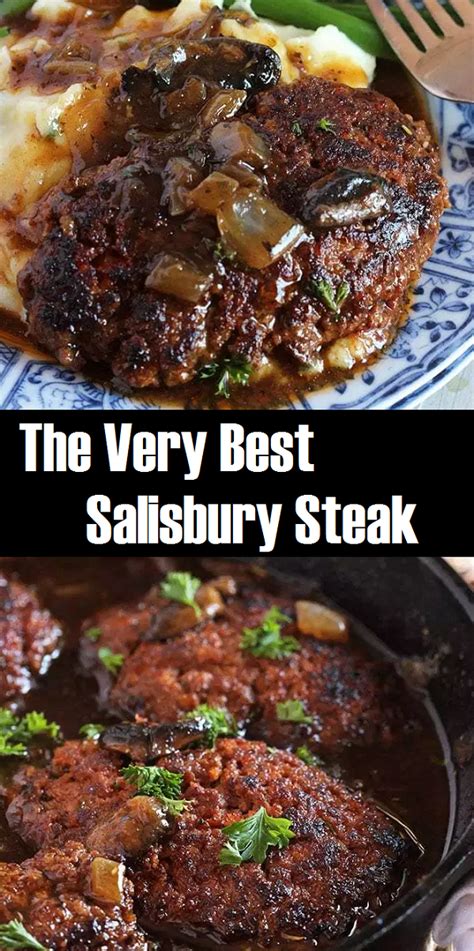 How to make salisbury steak from scratch. The Very Best Salisbury Steak | Best salisbury steak ...