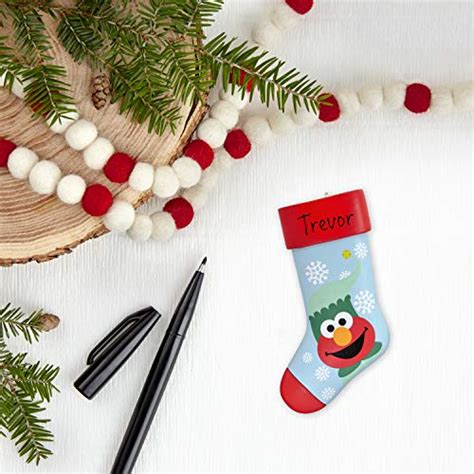 Hallmark Christmas Ornaments Sesame Street Elmo Personalized Stocking
