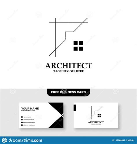 Architecture Company Construction Architect Vector Logo Template