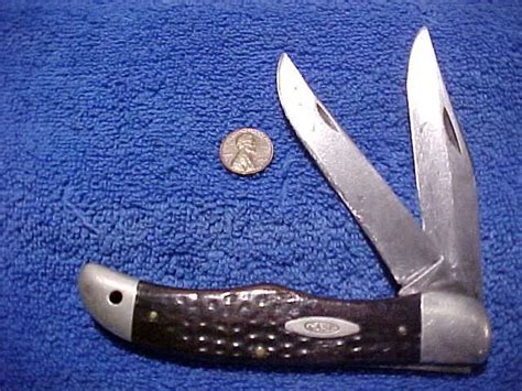 S VINTAGE CASE XX USA USA Folding Hunter Knife SAB DR