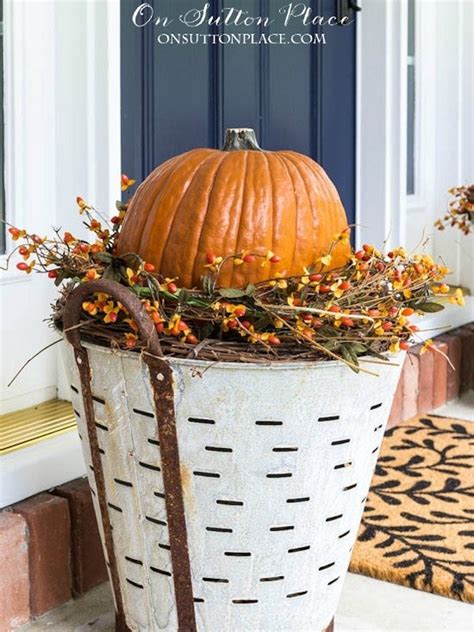 Pumpkin Display Ideas Diy Outdoor Fall Decor 13 Easy Projects Bob