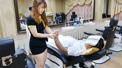 71 1 완전 시원한 관리사 Trang의 이발소서비스 Vietnam Barbershop Hwangje 13usd Relaxing Service Youtube