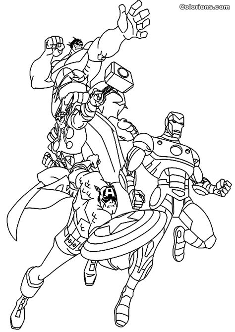 160 Dessins De Coloriage Avengers à Imprimer Sur Page 2
