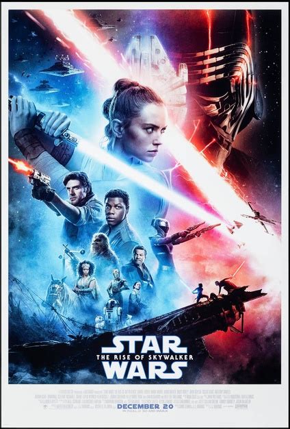 Star Wars Episode Ix The Rise Of Skywalker One Sheet Movie