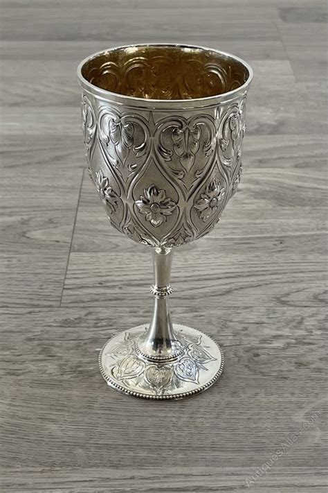Antiques Atlas Stunning Victorian Solid Silver Goblet
