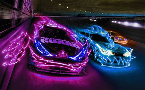 Cool Neon Cars Wallpapers Wallpaper Cave