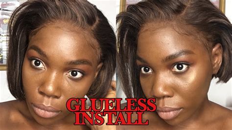 How to put a picture in a locket without glue. GLUELESS FRONTAL INSTALL!! // HOW TO WEAR YOUR FRONTAL ...