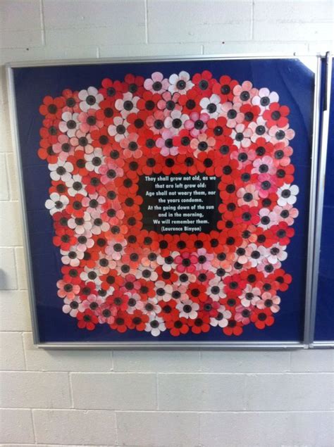 Remembrance Poppy Display Remembrance Day Art Remembrance Day