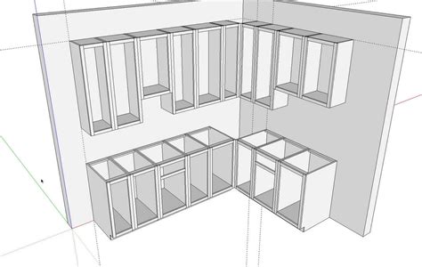 Start with the exact cabinet template you need—not just a blank screen. Kitchens In SketchUp - FineWoodworking