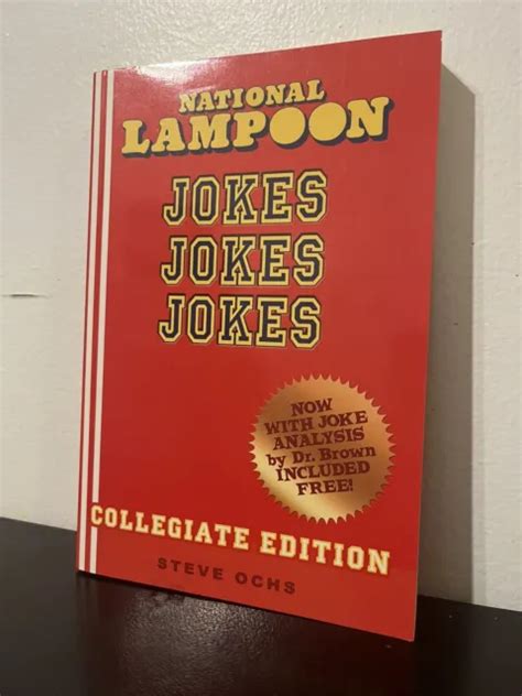 National Lampoon Jokes Jokes Jokes Collegiate Edition Dr Mason Brown
