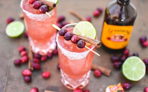 cranberry ginger paloma with images cranberry margarita
