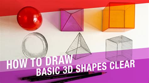 In this tutorial we will explain how to create a fantasy landscape using digital painting techniques. How To Draw Basic 3D Shapes Clear | Shapes, 3d shapes ...