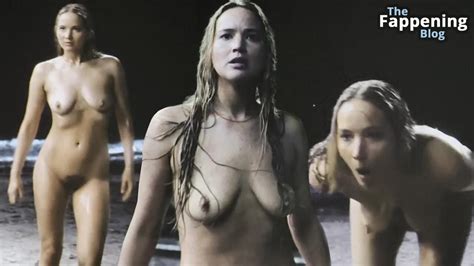 Jennifer Lawrence Nude No Hard Feelings Collage Photo