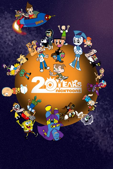Nicktoons 20th Anniversary By Advanceddefense On Deviantart