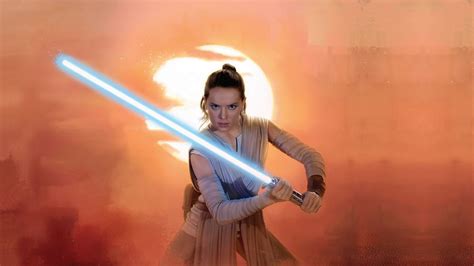 Daisy Ridley Jedi Lightsaber Rey Star Wars Star Wars The Last