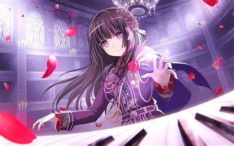 Rinko Shirokane Pianist Manga Artwork Bang Dream Hd Wallpaper Peakpx