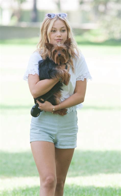 Olivia Holt Walks Her Dog At A Park In Los Amgeles Hawtcelebs
