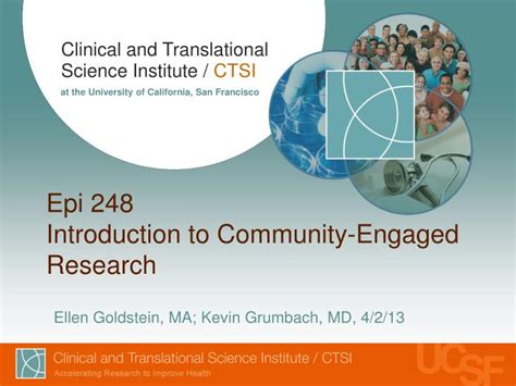Ppt Epi 248 Introduction To Community Engaged Research Powerpoint