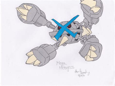 Shiny Mega Metagross By Suzuka11 On Deviantart