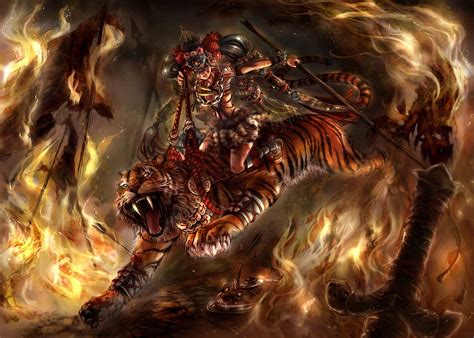 Tiger Warrior Wallpapers Top Free Tiger Warrior Backgrounds