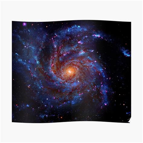 The Pinwheel Galaxy M101 Nasa Hubble Space Telescope Image