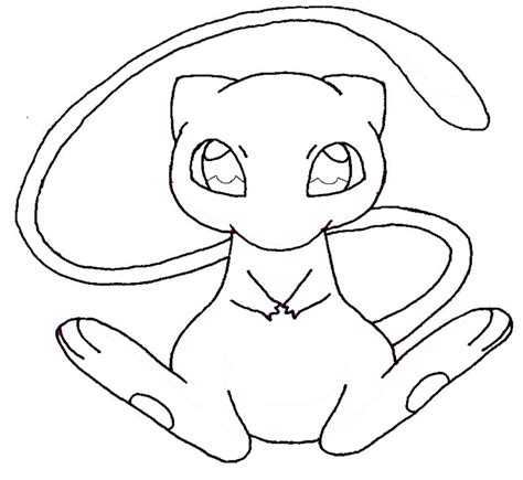 Mew Pokemon Coloring Sheets Coloring Pages