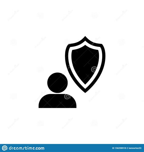 Insurance Job Icon Simple Glyph Vector Of Business Set For Ui And Ux