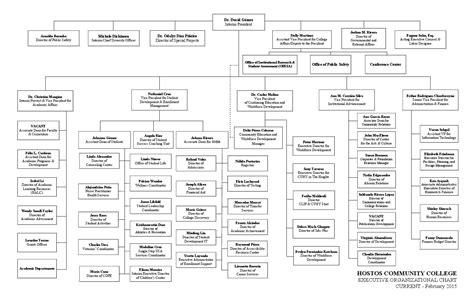Bank free, easy and convenient. Executive Organizational Chart by Hostos Community College ...