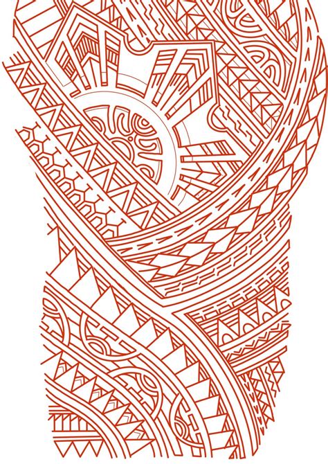 Filipino Stencil Polynesian Tattoo Design Design Talk