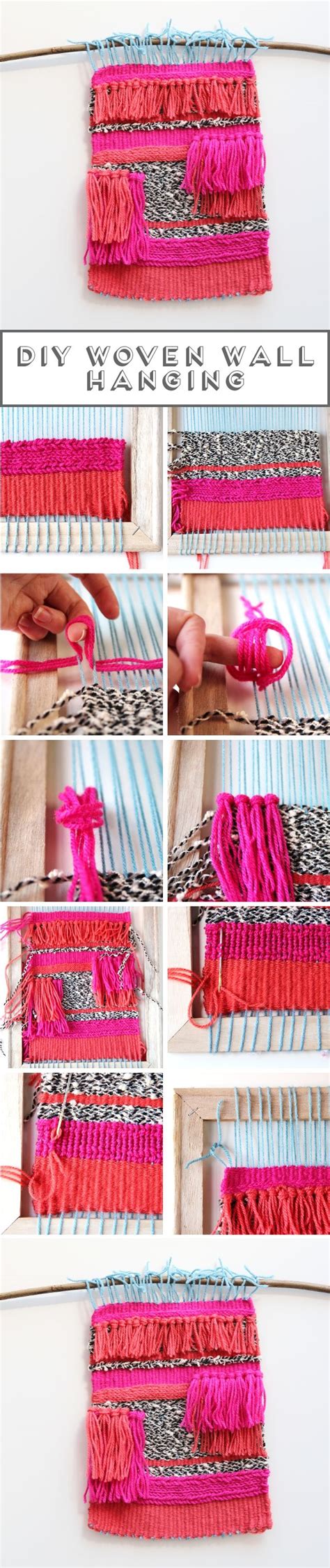 Diy Weaving Weaving Projects Craft Projects Party Projects Yarn